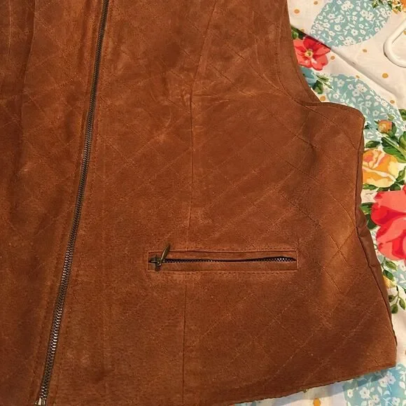 Baxter & Wells leather vest size large - Picture 7 of 10